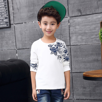 Boy Clothing Boy 2018 New Autumn Bottling childrens blouses Mens top childrens undershirts Long sleeves Baby T-shirt Spring and autumn