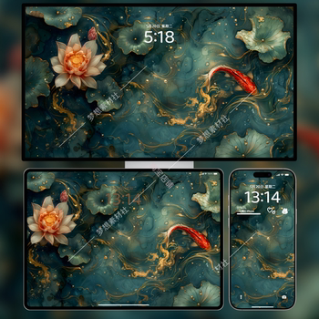 102 Pieces of Ink Painting Style Ultra-Clear High-Definition 4K3K2K Lossless Wallpapers for Computers, Tablets, and Mobile Phones