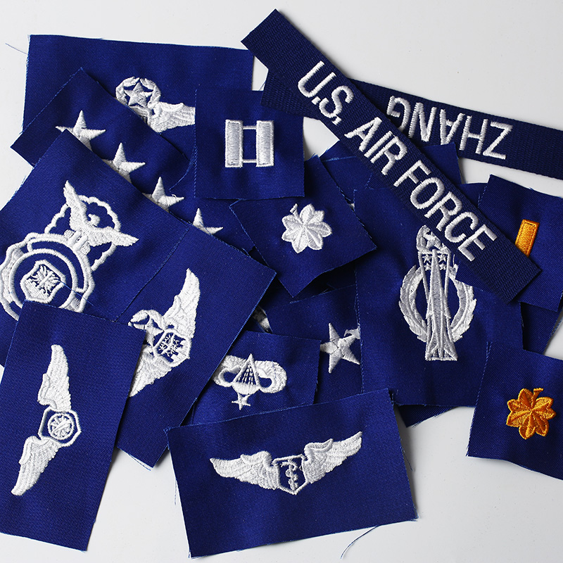 Vietnam War Air Force Skills Chapter Embroidery Badge full range of military rank Chest Bars Name Bars to do M65 TCU OG107 Chapter