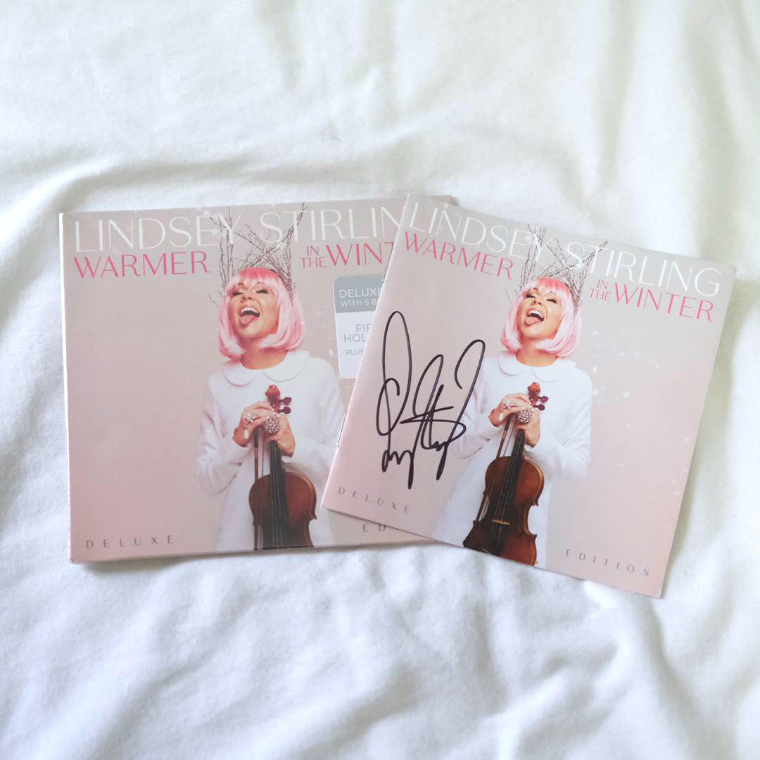 Spot Signed Edition LINDSEY STIRLING Warmer In The Winter CD