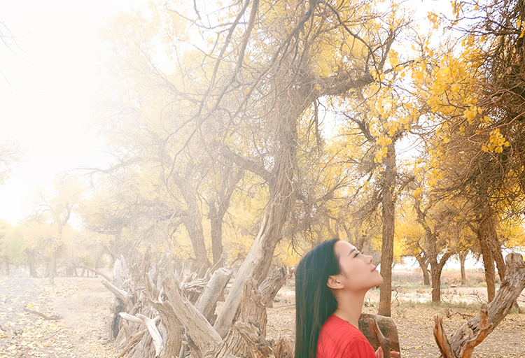 Lý tưởng Trinity Zen Big Red Kiểu cổ Trung Quốc Đầm mùa thu và mùa đông Sa mạc Quốc gia Trung Quốc Du lịch đầm maxi voan