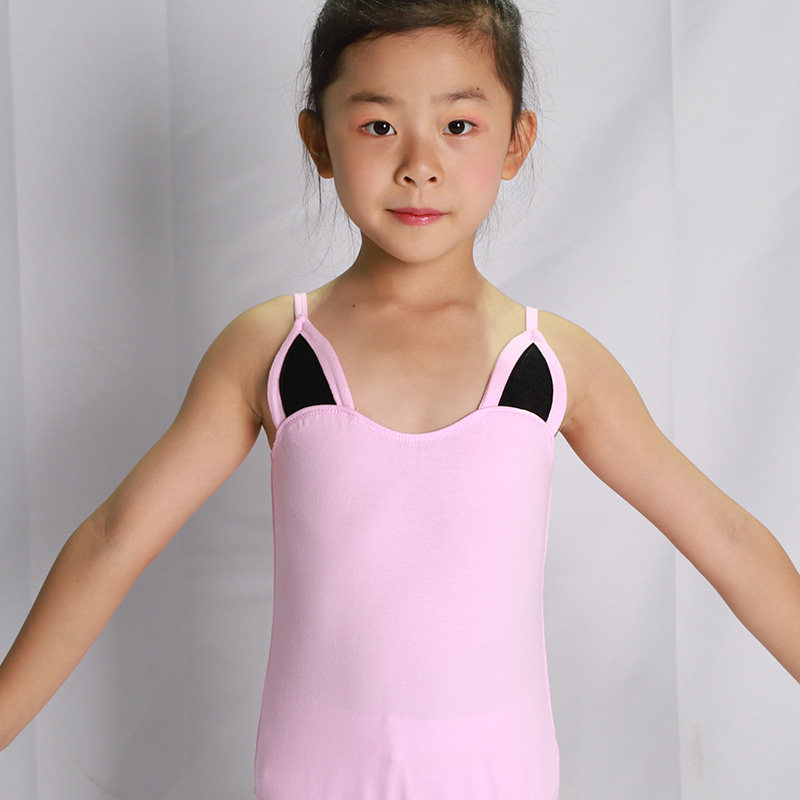 Girl's suspender, unkempt skirt, back gymnastics clothing, dance