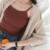 Mùa hè 2018 phiên bản Hàn Quốc mới của áo yếm nữ giảm béo mỏng manh màu sắc hoang dã đan đơn giản áo kiểu nữ đẹp Áo ba lỗ
