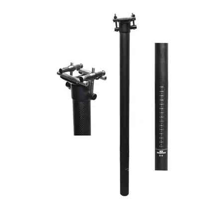 All carbon fiber BMX seat pole carbon seat pole large row seat pole 31 8 33 9 34 9-580MM seat pole