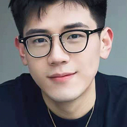 Очки миопии мужская корейская версия персонаж Фанта Синий свет Анти -радиационный ультра -светлый коробка имеет определенную степень рецепта.