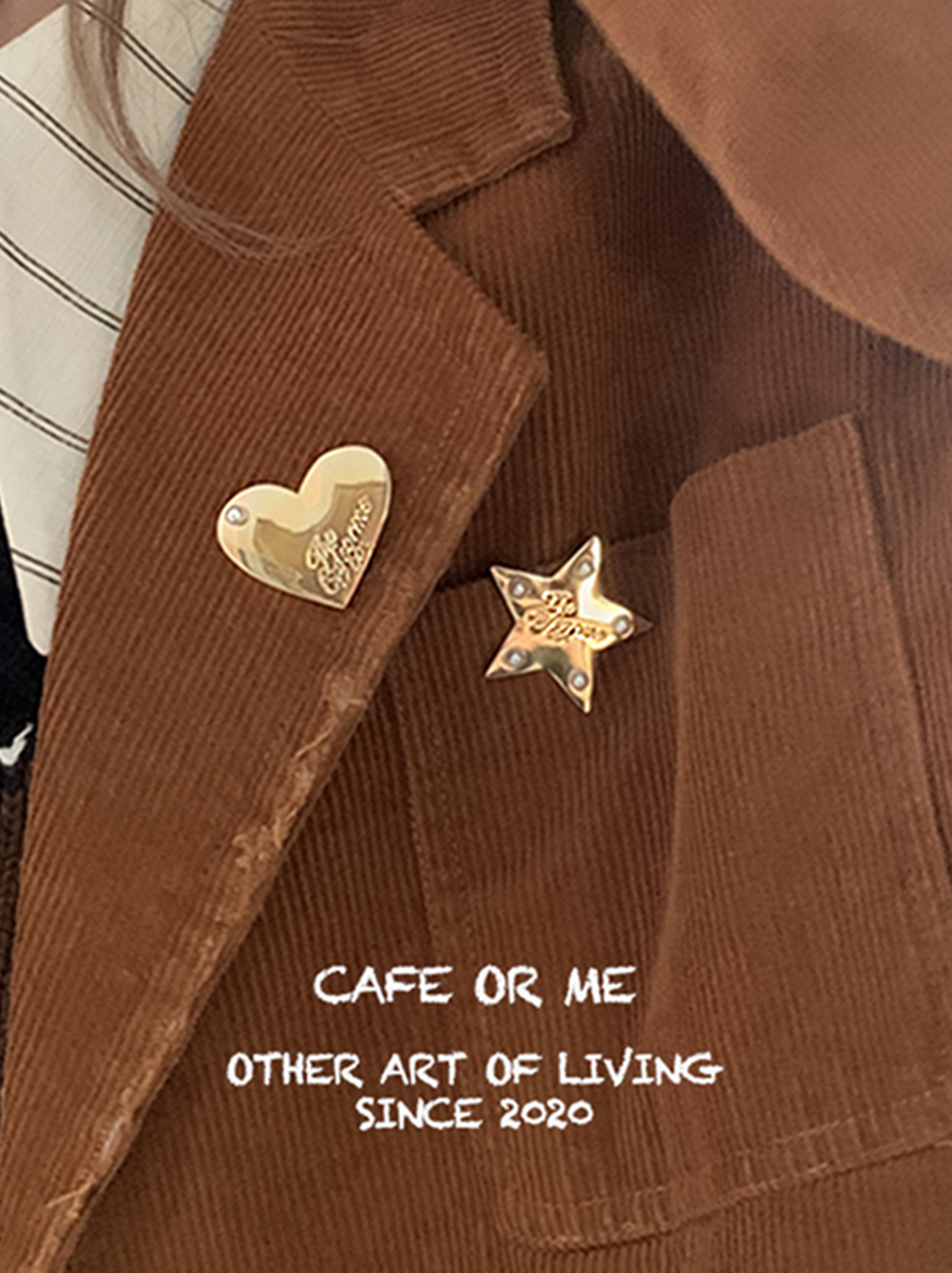 CAFEORME) du Home Design Careful Machine Loving Stars Pearls Gold Plated Composition Accessories Brooch-Taobao