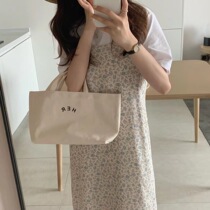 Clearance does not return the original 89 yuan Leaves Summer lazy wind hipster floral sling dress ins women