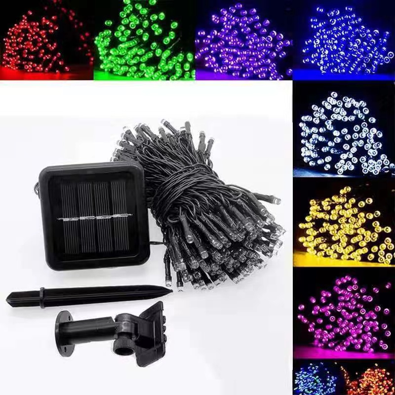 Solar led lights flashing lights string gypsophila outdoor waterproof landscape lights star lights street lighting decoration