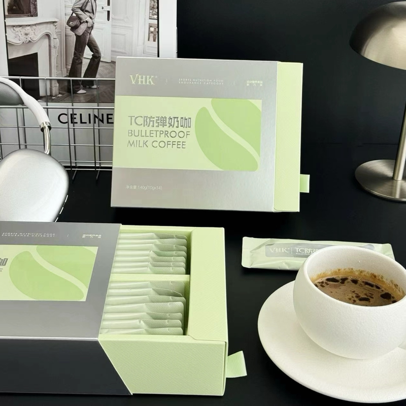 Full-Size Genuine Vhktc Bulletproof Coffee New Upgraded Version Yamii Coffee Protein Bar Chocolate Vhk Coffee