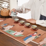 Qianli Jiangshan Table Flag -флаг китайский стиль Zen Tea Table Table Table Tea Tea Tabloth Водонепроницаем