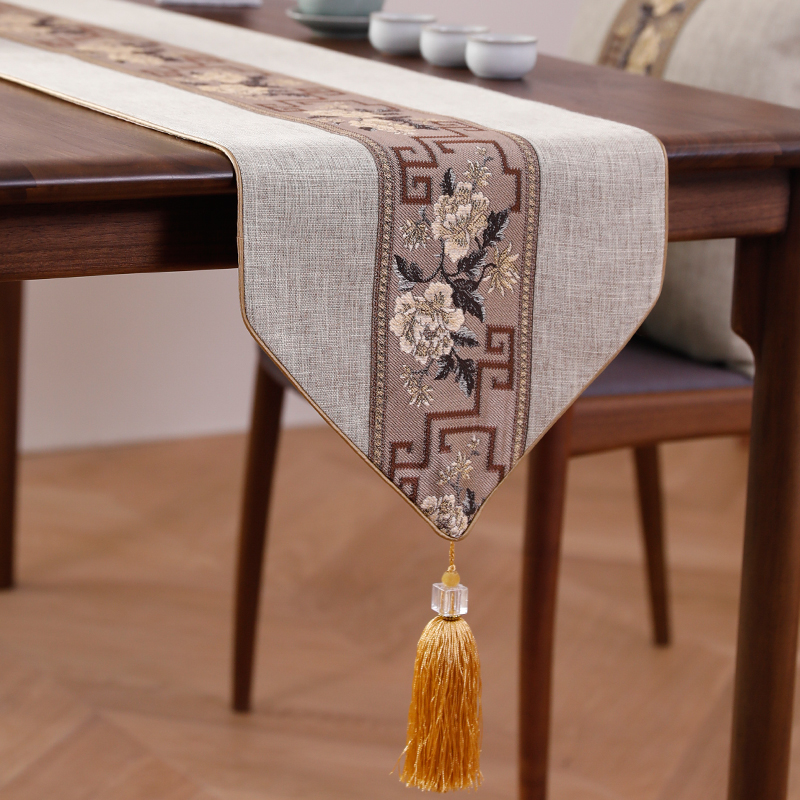 Tea table tablecloth tea cloth New Chinese style table flag Zen tea table tea table table tea flag tea table dining cabinet