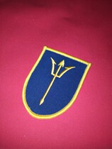 ksm blue sea king fork genuine fabric velcro stamp