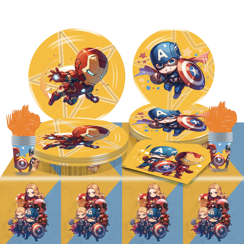 Marvel Iron Man Birthday Party Supplies Tableware Decoration Disposable Plates Paper Plates Paper Cups Napkins Tablecloth Marvel Iron Man Birthday Party Supplies Tableware Decoration Disposable Plates Paper Plates Paper Cups Napkins Tablecloth