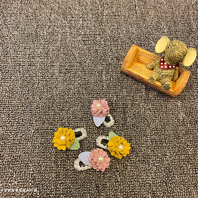 Dog headdress hairpin pet cat jewelry Teddy head flower princess bow Yorkshire broken hairpin hair accessories
