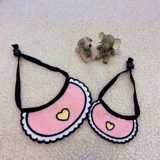 Аксессуар, ожерелье, чокер, колокольчик с бантиком, кружевная галстук-бабочка, слюнявчик, нагрудник, кот, домашний питомец