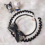 Слюнявчик, шерстяной шарф, нагрудник, аксессуар, чокер, галстук-бабочка, в стиле Шанель