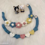 Брендовый трикотажный плетеный шарф ручной работы, слюнявчик, милый нагрудник, аксессуар