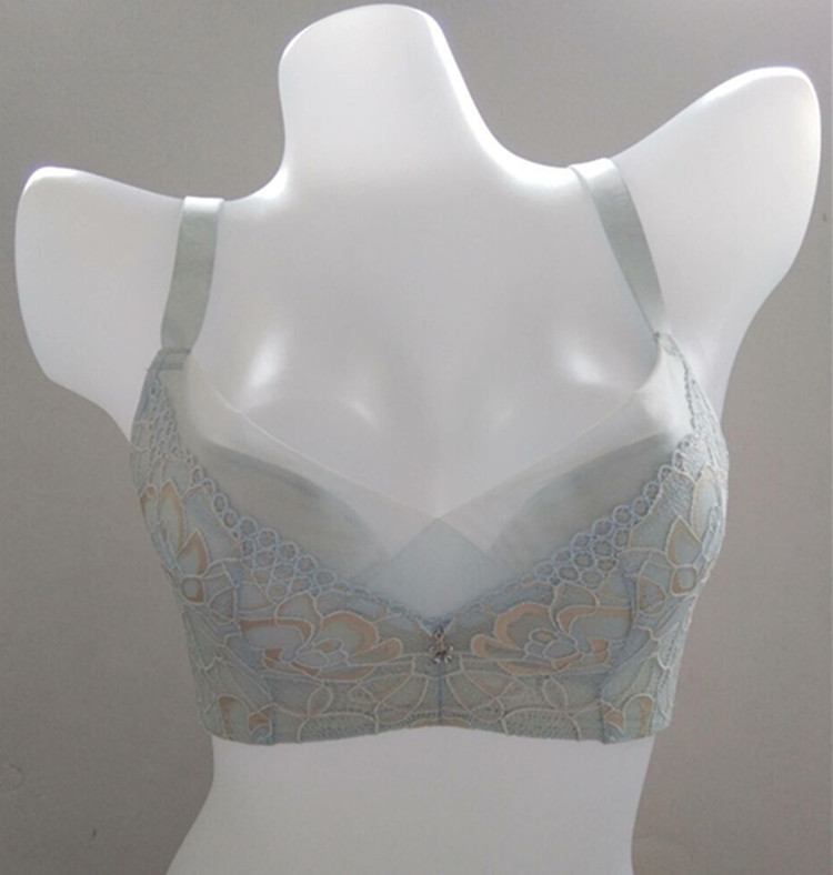 Purple Show Plant Flowers No Inserts New Pint Z123 No Steel Ring Thickened Molds SEXY LACE Adjusted Underwear