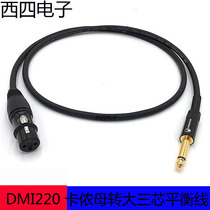 Octopus 128 Net Soft Microphone Line Big Two-to-Cannon busbar power amplifier speaker microphone tuning bench connection lines