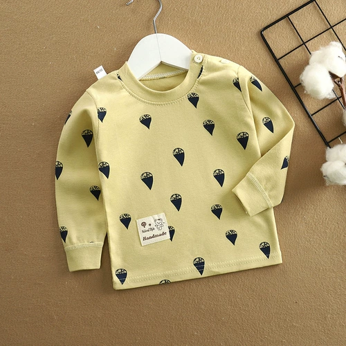 Детская футболка, хлопковый лонгслив, детский кардиган, детское базовое приятное телу термобелье подходит для мужчин и женщин