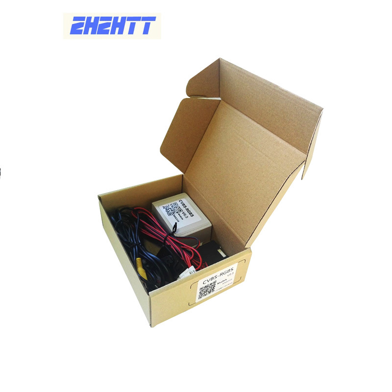 CVBS turn RGB RCD510 rear view AV transfer RGB decoder rear view conversion box RNS510RNS315 -Taobao