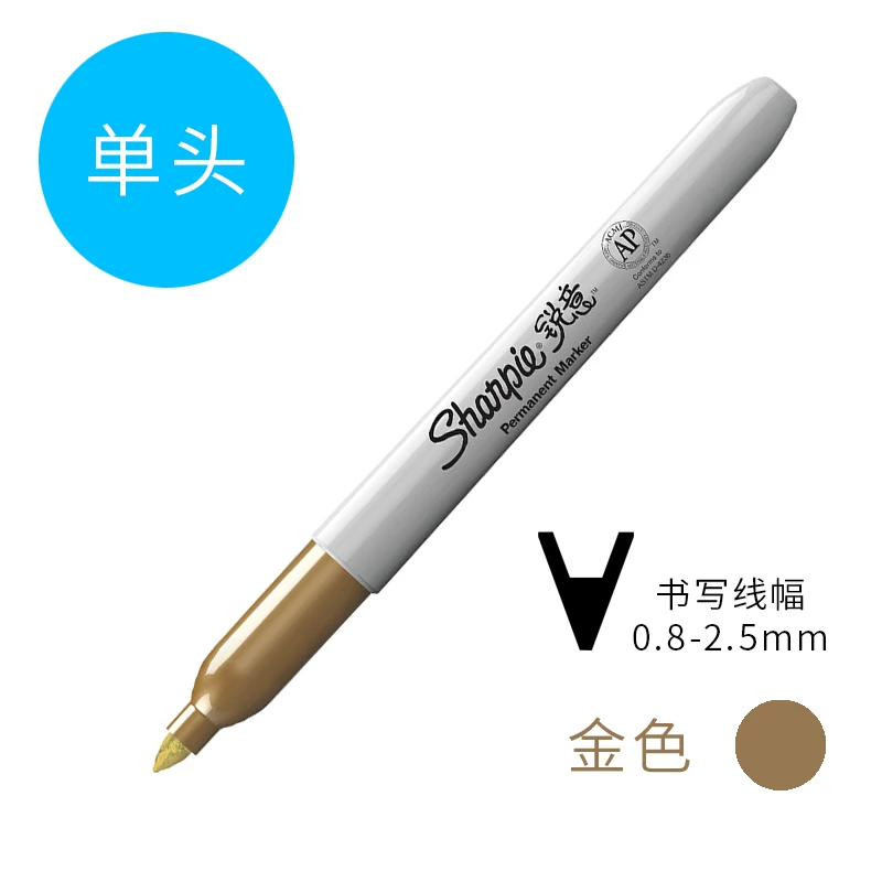 Импортированная из США чернильная маркерная ручка Sharpie промышленная ручка студенческий экспериментальный дизайн живопись Майк ручка цветной маркер набор экспресс-логистика ручка