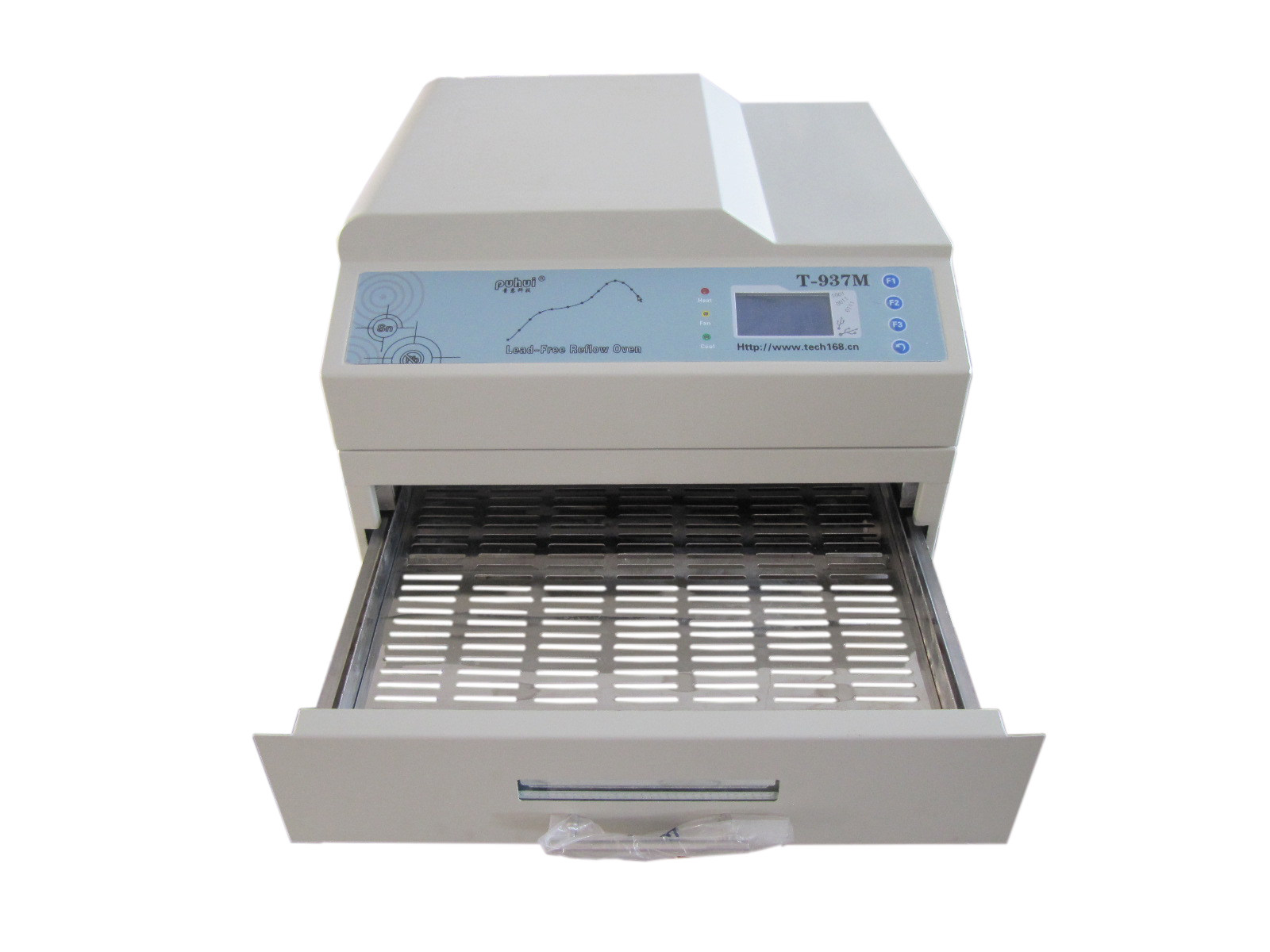 Puhui T937 Intelligent back-flow welding machine High temperature lead-free back-flow welding furnace Small table wind circulation back flow welding table