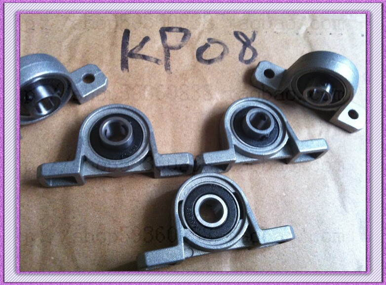 Small housing seat bearing zinc alloy miniature belt bearing KP08 - inner diameter 8MM vertical