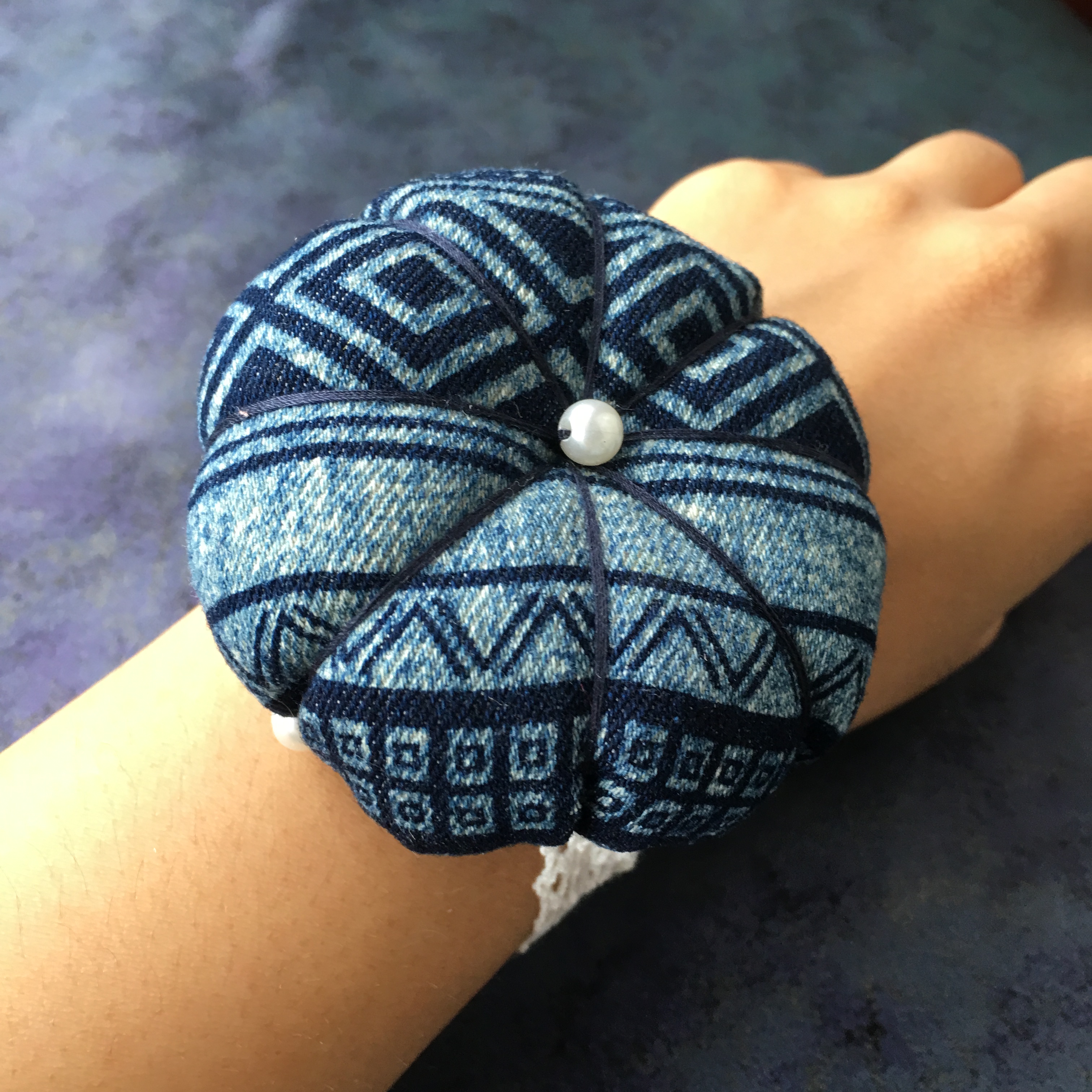 (Actual) Handmade Original Denim Pumpkins Needle Inserts Summer New Pint Size