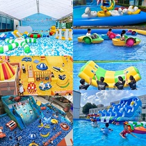 Inflatable water toys ocean ball pool childrens water park slide seesaw trampoline gyro trampoline hot wheels
