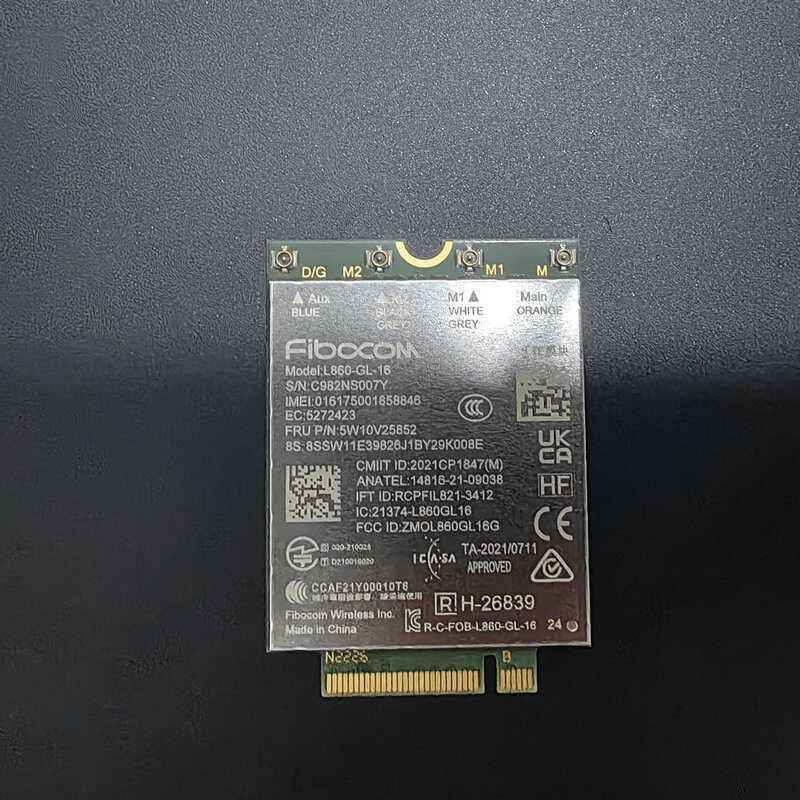 Lenovo ThinkPad T14 P14S Gen4 4g Module L860-Gl-16 5W10V25852 Lenovo ThinkPad T14 P14S Gen4 4g Module L860-Gl-16 5W10V25852