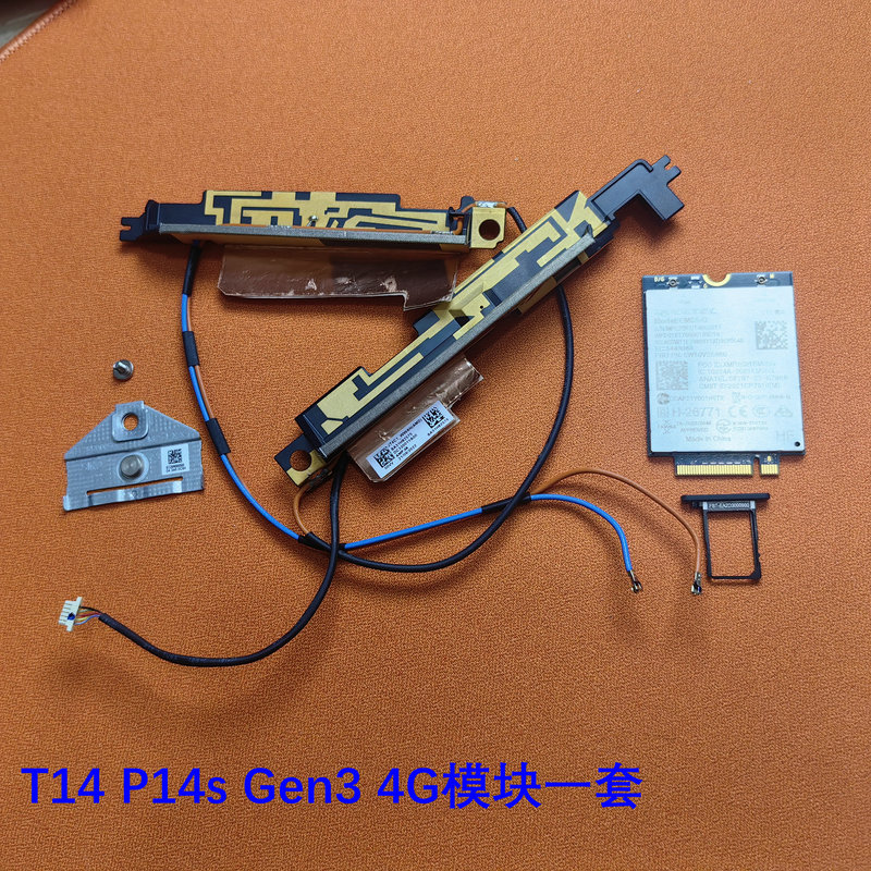 Lenovo ThinkPad T14 P14S Gen3 Original Antenna Card Tray Em05-G 4g Module Set