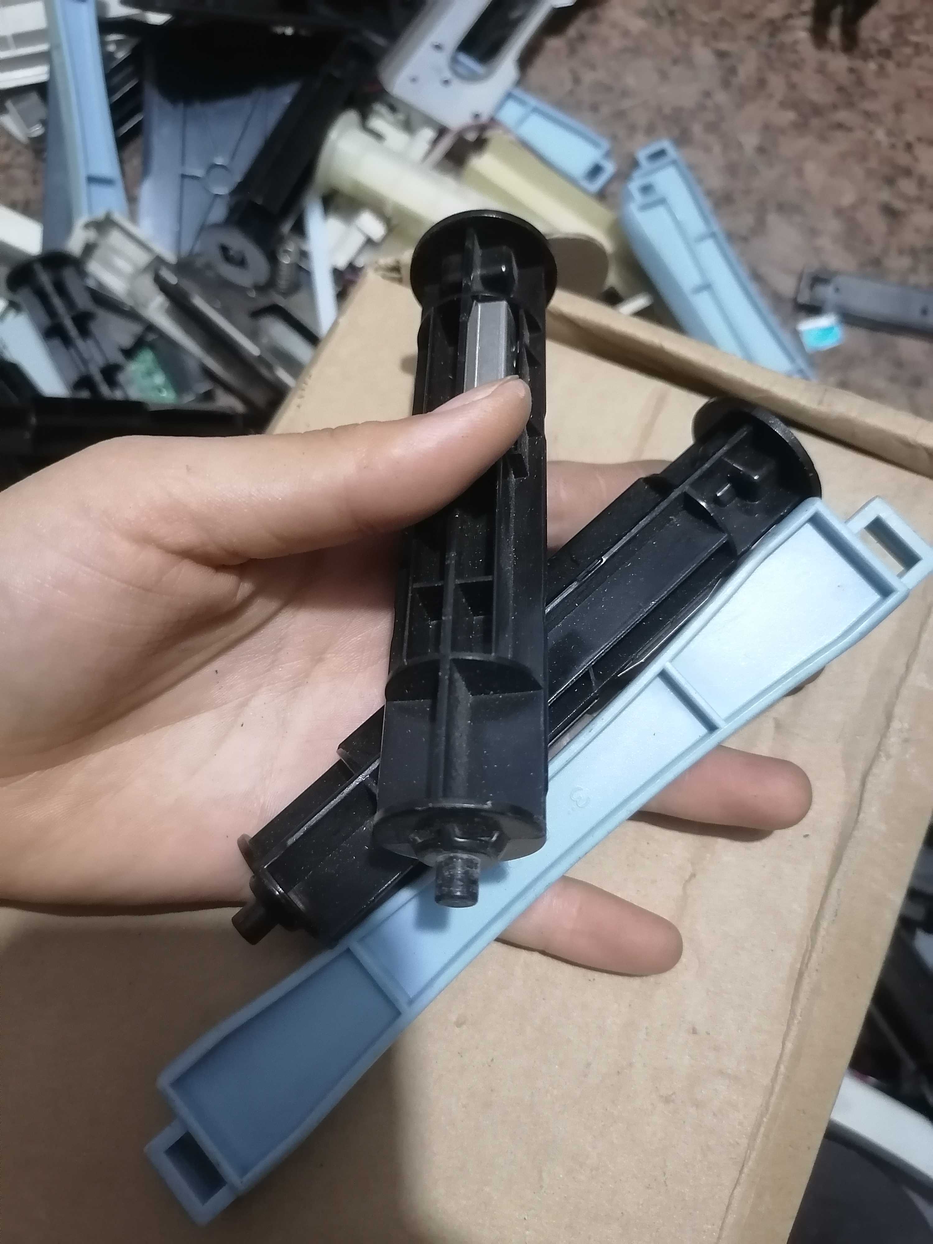 KM100 KM100S barcode printer carbon belt axis label printer papershaft