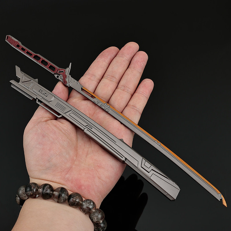暗区突围大号热能武士刀补牢带鞘金属武器模型摆件玩具现货30CM_游戏_淘宝游戏网