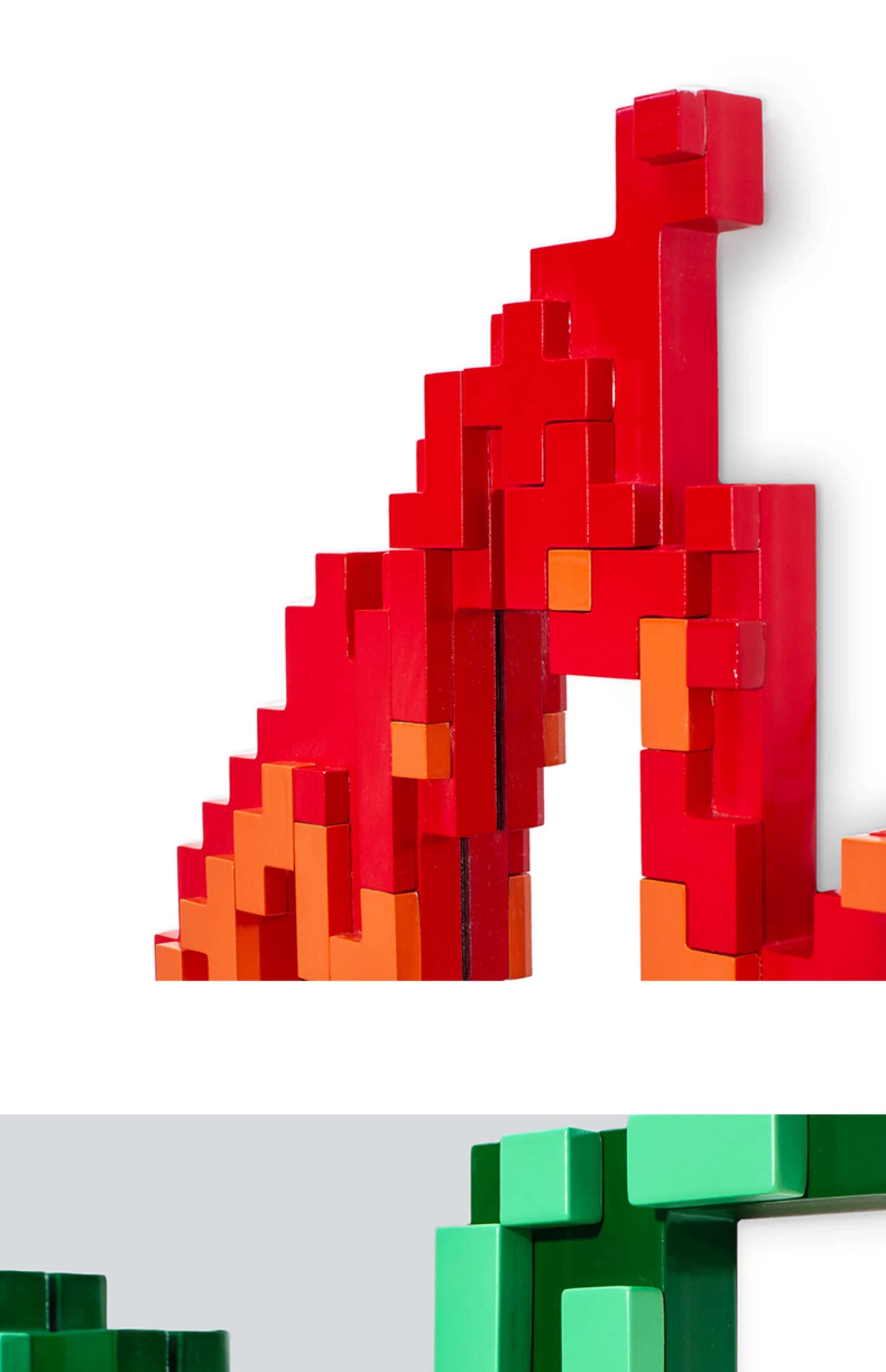 Декоративные зеркала 【官方授权】意大利seletti pxiel绿泡泡像素挂镜卧室浴室上墙镜