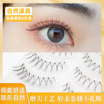 Flowers Middle Show The Same Section N07 Transparent Stalk Mill Sharp Eyelash Simulation Soft Nature Cross Section Slim New Lady Makeup Eyelash
