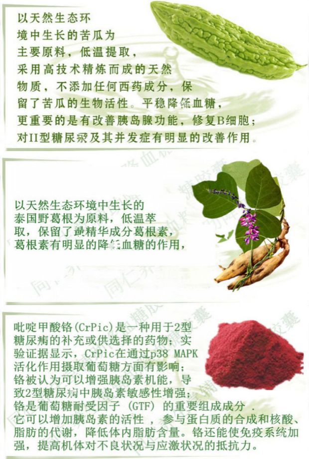 Weihai Ziguang Jin Aoli Ge Momoruin Pueraria đắng viên nang crom viên dinh dưỡng đường huyết hạ đường điều hòa sản phẩm chăm sóc sức khỏe - Thực phẩm dinh dưỡng trong nước tao xoan