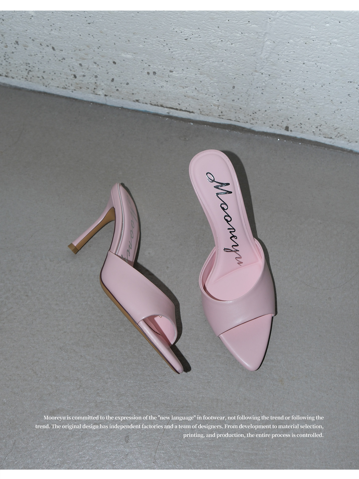 Mooreyu Open-Toe Stiletto Heel Sandal