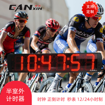 Ganxin led timer 6-inch 6-digit electronic timer outdoor game timer outdoor large screen counter meter