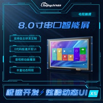 Amoy Jingchi X5 Series 8 inch resistance touch industrial control quality with GPU font support audio and video