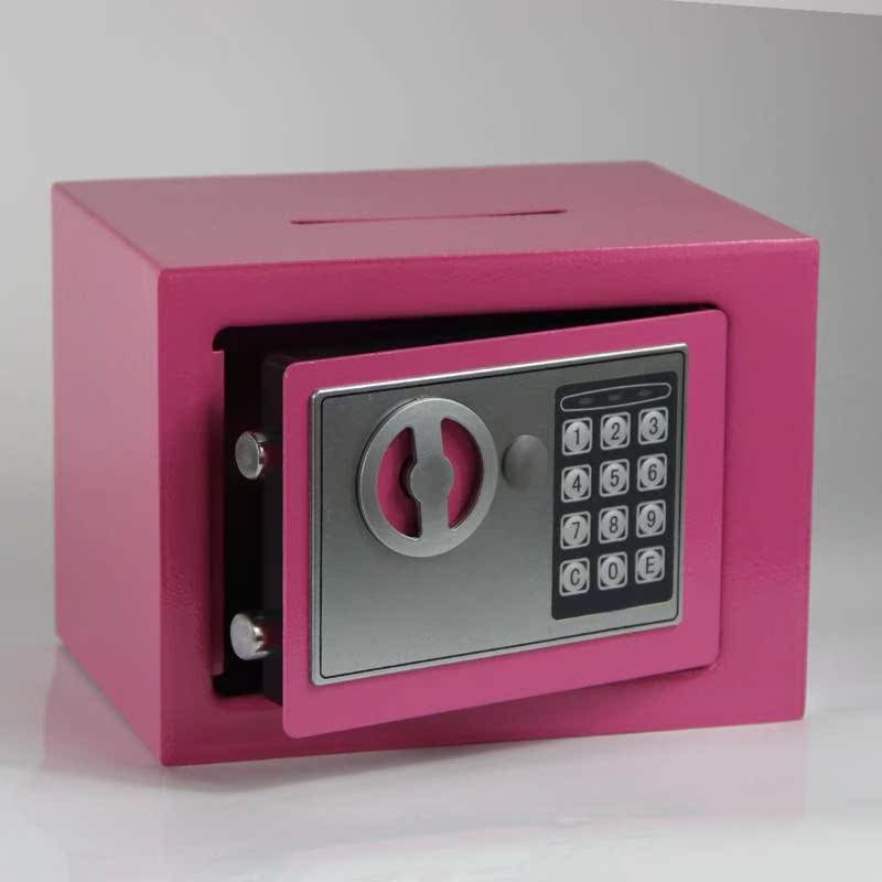 Mini cửa hàng nhỏ mật khẩu máy tính tiền xu an toàn tiền an toàn hộp tiền gửi an toàn hộp tiền gửi heo con heo đất