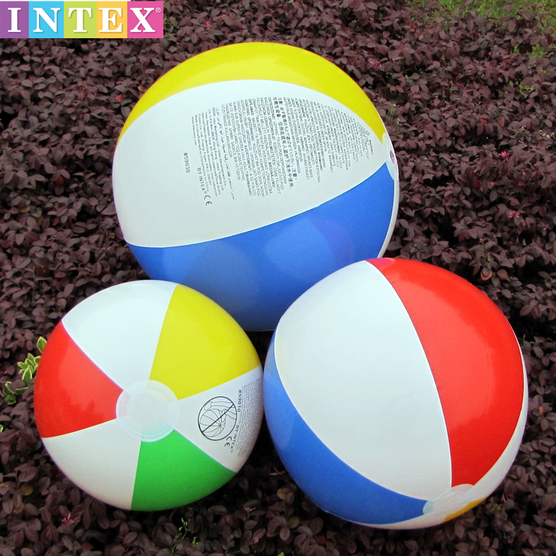 Multi-color large ball Four-color small beach ball Bounce pat children's water polo Medium water polo play absorbent bullet ball