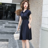 Летнее платье, летний приталенный ретро корсет, рубашка, юбка, французский ретро стиль