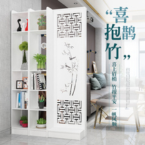 Screen partition living room small apartment simple modern decorative wall creative entrance hollow shelf entrance hall