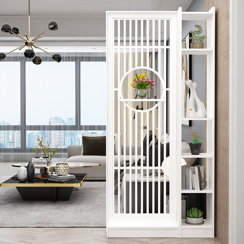 Screen partition Living room Small family Type minimalist modern Decorative Wall Net Red Entrance Hollowed-out Shelve Into Door Sehor Kann Cabinet