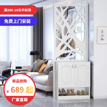 European-style screen partition living room entrance cabinet Hall Cabinet simple modern shoe cabinet entrance decoration cabinet bedroom study frame