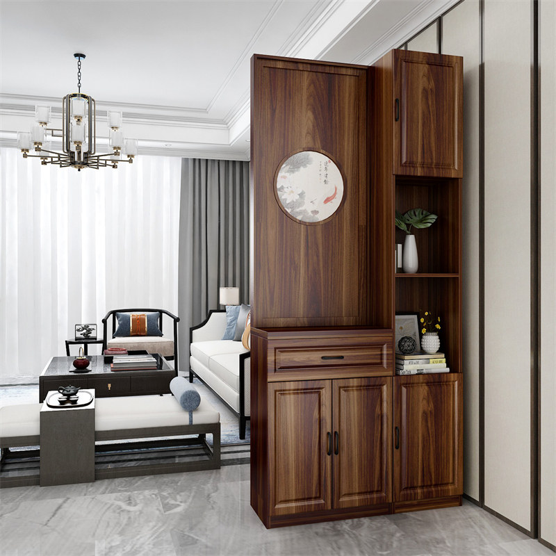 Xuan Guan Cabinet Shoes Cabinet Integrated Brief Modern Entrance Home Doorway Shoe Cabinet Light Extravagant and Entrance Key New Chinese