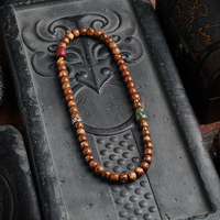 Chenzi Xingyue Bodhisattva bracelet hand-held prayer beads collection-grade authentic cultural toys accessories cinnabar Hetian jade Pixiu