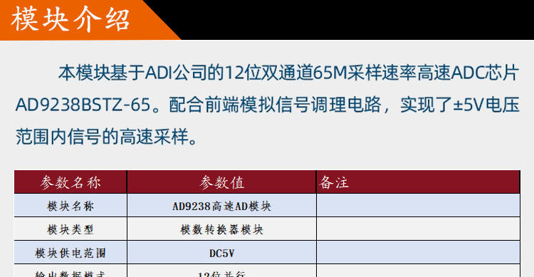 AD9238 Dual-Channel 12-Bit 65MSPS High-Speed ADC Data Acquisition ...
