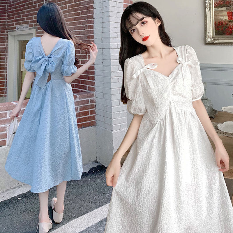 Maternity dress Summer dress Large size fashion short-sleeved net red suit Summer long dress Children European and American style summer